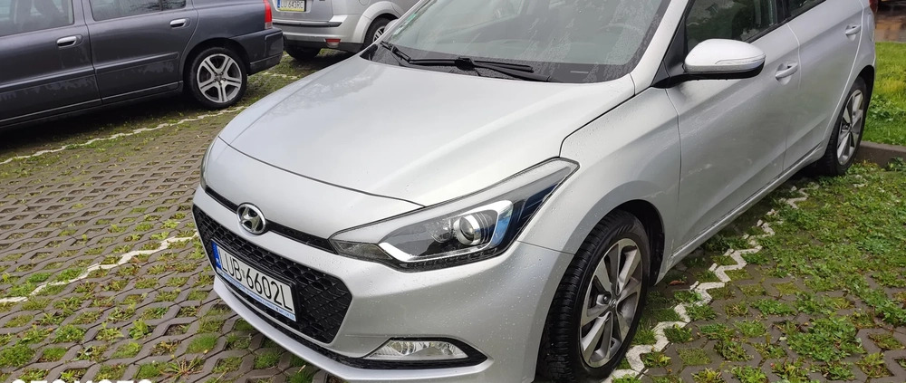 Hyundai i20 cena 33200 przebieg: 54000, rok produkcji 2015 z Lublin małe 191